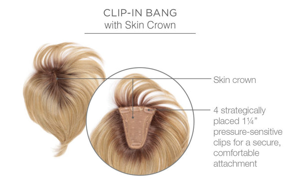 NO DOUBT Clip In Bang by Raquel Welsh